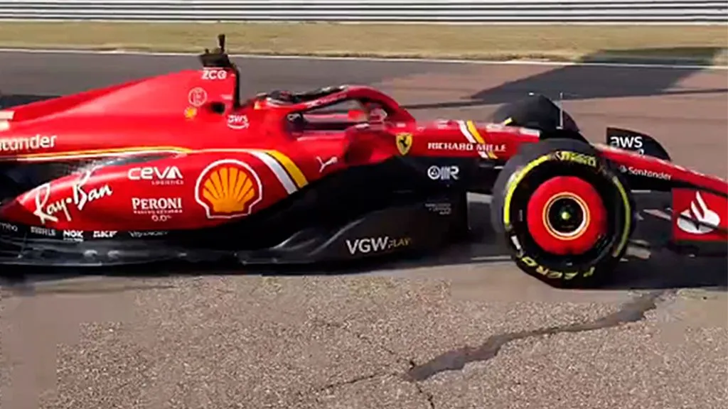 F1: Ferrari faz primeiras voltas com novo carro de 2024 em Fiorano!