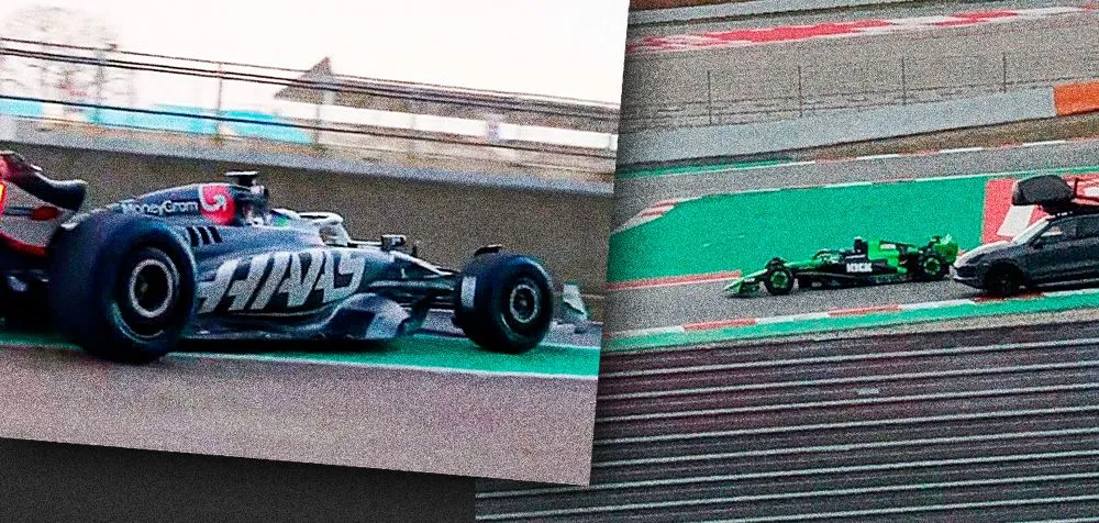 Haas e Stake F1 sÃ£o as primeiras a acelerar novos carros da F1 2024!